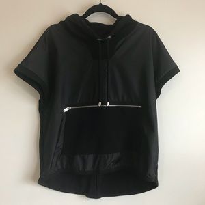 Zara short sleeve PULLOVER sweatshirt